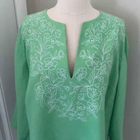 Jones New York Linen Tunic - Picture 3 of 6